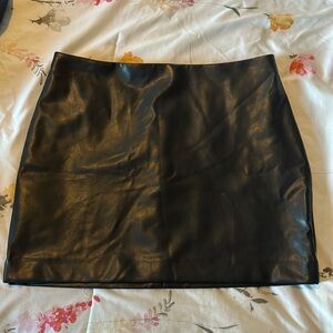 Express  Short Leather Skirt Size 10